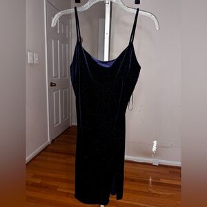 Windsor Midnight Navy Blue Sparkle Bodycon Mini dress